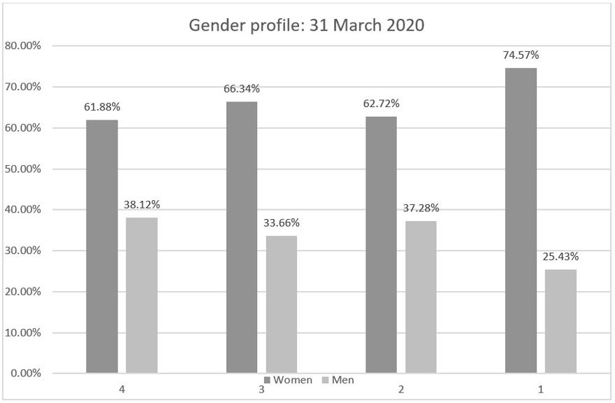 Gender pay profile 2020