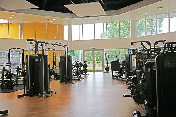 Fitness machines at the gym